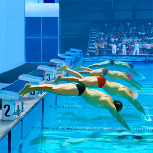 Swimming Pro gameplay screenshot - similar to Car Master 3D