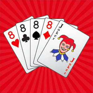 Joker Poker gameplay screenshot - similar to Save Bear