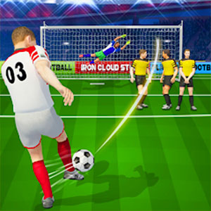Penalty Kicks gameplay screenshot - similar to Dice Push