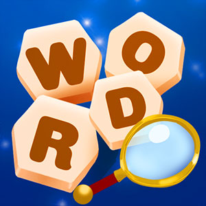 Word Search gameplay screenshot - similar to Helix Fall