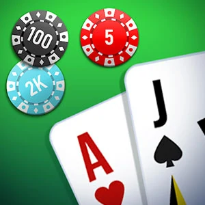 Black Jack gameplay screenshot - similar to Surfer