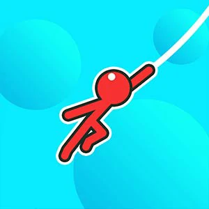 Stickjet Challenge gameplay screenshot - similar to Swing Jetpack