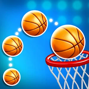 Swipe Basketball gameplay screenshot - similar to Drop It