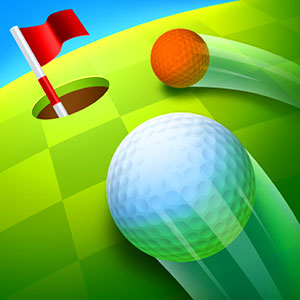 Golf Golf gameplay screenshot - similar to Bubble Spinner