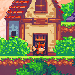 Kitsune Zenko Adventure gameplay screenshot - similar to Make5 Hexa