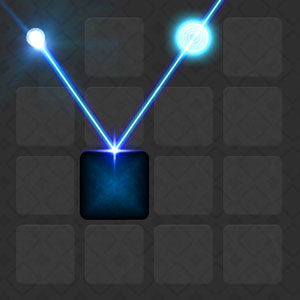 Light Refraction gameplay screenshot - similar to Bubble it jam