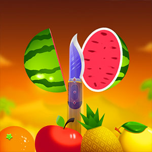 FruitSlasher gameplay screenshot - similar to Darts