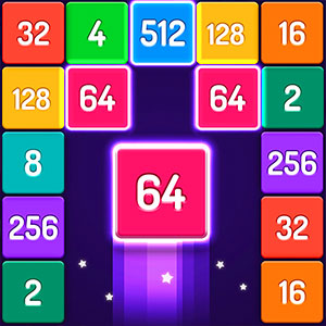2048 Merge gameplay screenshot - similar to Capybara Screw Jam