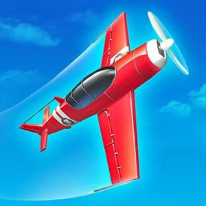 Stunt Pilot gameplay screenshot - similar to Descent
