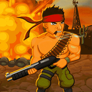 Army Shoot Cambot gameplay screenshot - similar to Space Attack