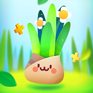 Pocket Plants Garden gameplay screenshot - similar to One Line Draw